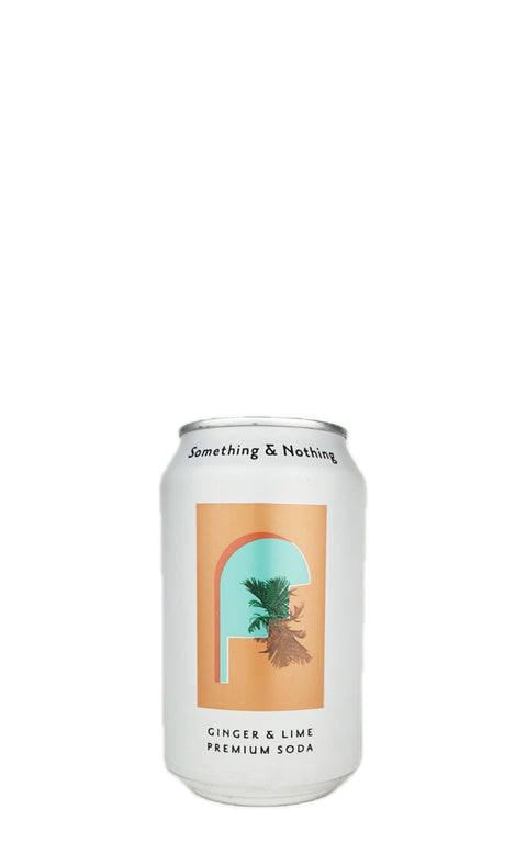 Something & Nothing Ginger & Lime Premium Soda