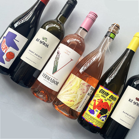 6 bottle mixed wine case