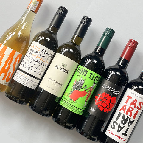 6 bottle mixed wine case