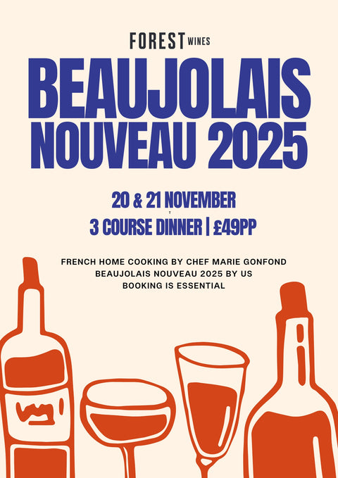 Beaujolais Nouveau Dinner FRIDAY 21st Nov