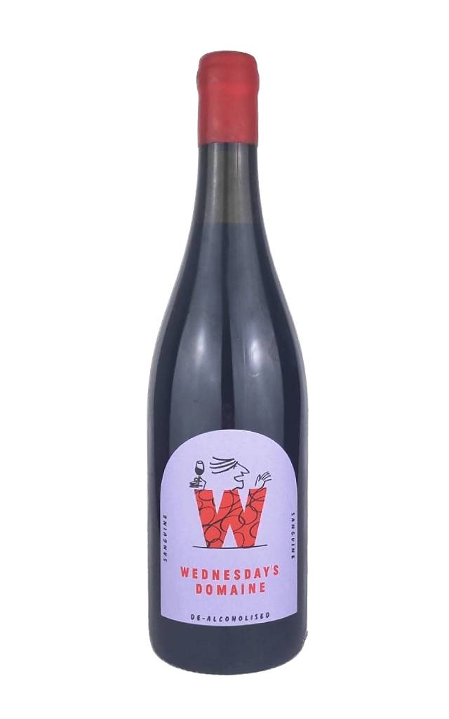 Wednesday's Domaine, Sanguine Alcohol Free Red Wine & Forest wines
