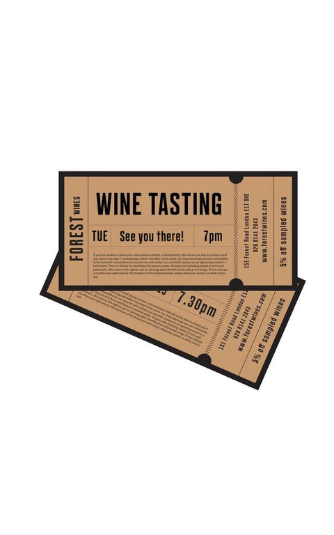 Wine tasting ticket Friday 27th June