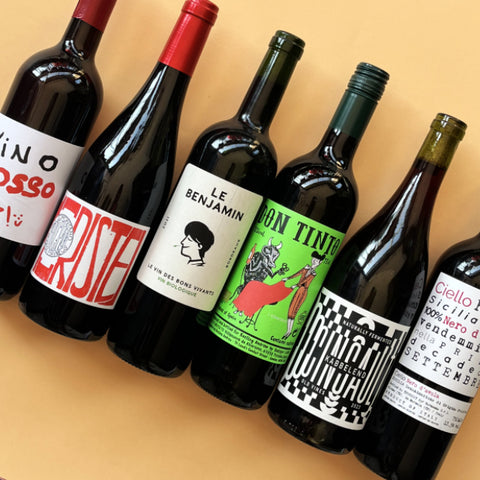 6 bottle red wine case