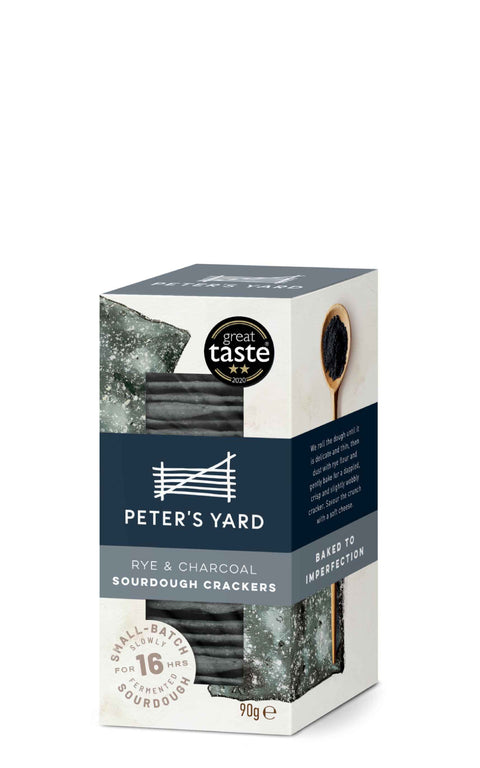 Peters Yard Sourdough Cracker - Charcoal & Rye