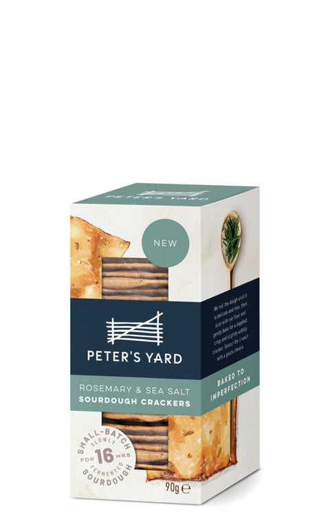 Peters Yard Sourdough Cracker - Rosemary & Sea Salt