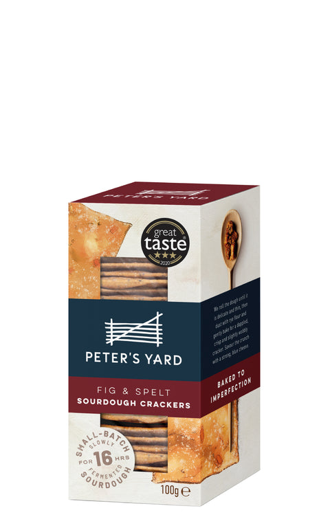 Peters Yard Sourdough Cracker - Fig & Spelt
