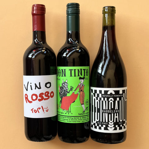 3 bottle red wine case