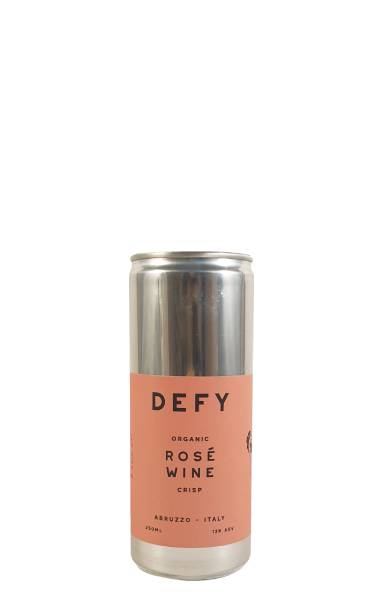Defy, Crisp. Organic Rose Can