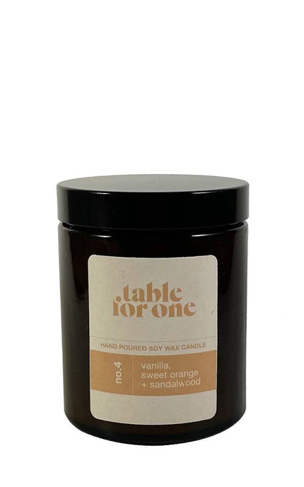 Table for One Soy Wax Candle